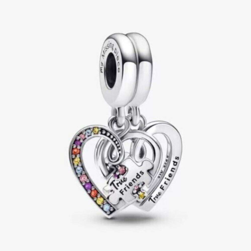Pandora Freshwater Cultured Pearl, Starfish & Shell Triple Dangle Charm